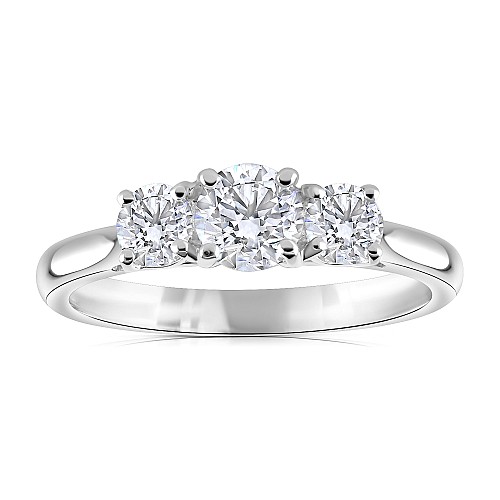 3 Stone Graduated Diamond Ring